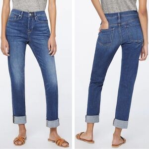 Frame Le Garçon Crop Boyfriend Jeans in Berkley Square